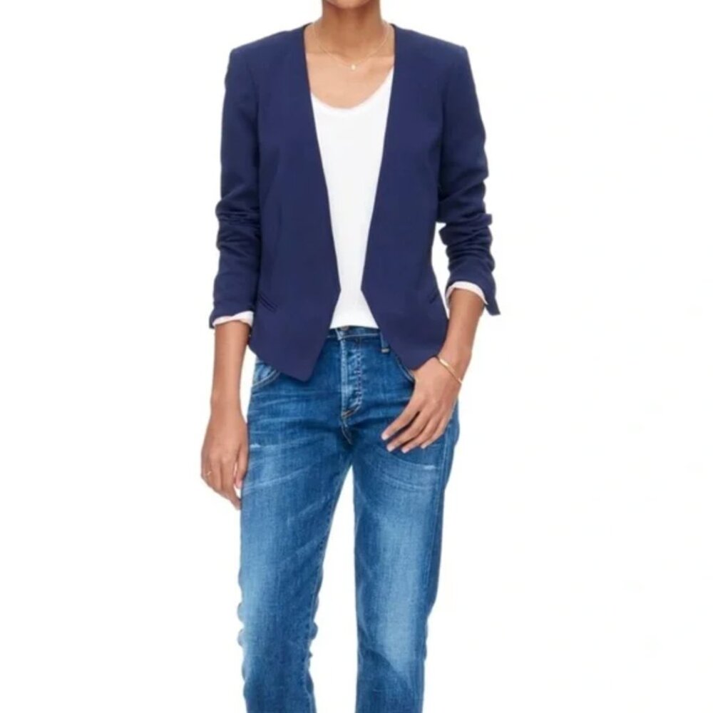Rebecca Taylor Devon Jacket Navy Blue Blazer Size 12